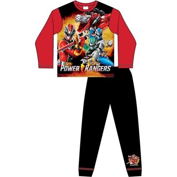 Boys Older Licensed Power Rangers Pyjama PJ Set