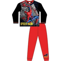 Boys Older Character Spiderman Pyjama PJ Set