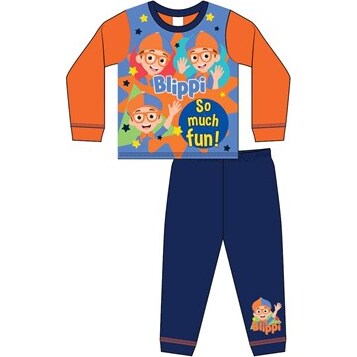 Boys Toddler Licensed Blippi Pyjama PJs Set