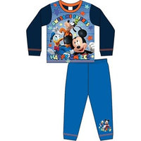 Boys Toddler Official Mickey Pyjama PJs Set