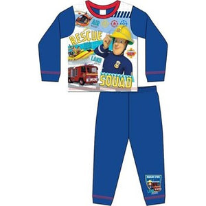 Boys Toddler Character Fireman Sam Pyjama PJs Set