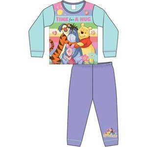 Girls Toddler Official Winnie The Pooh Pyjama PJ Set