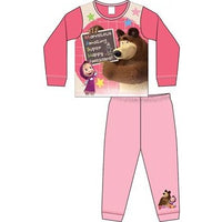Girls Toddler Masha And The Bear Pyjama PJ Set