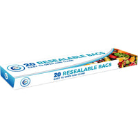20pc Resealable Food Bags