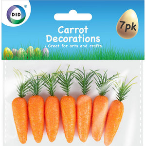 7pc Easter Carrot Decorations