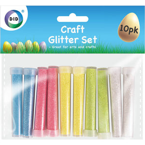 10pc Craft Glitter Set