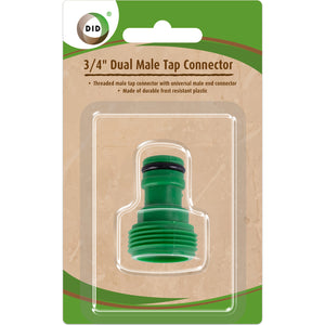 3/4" Dual Male Tap Connector