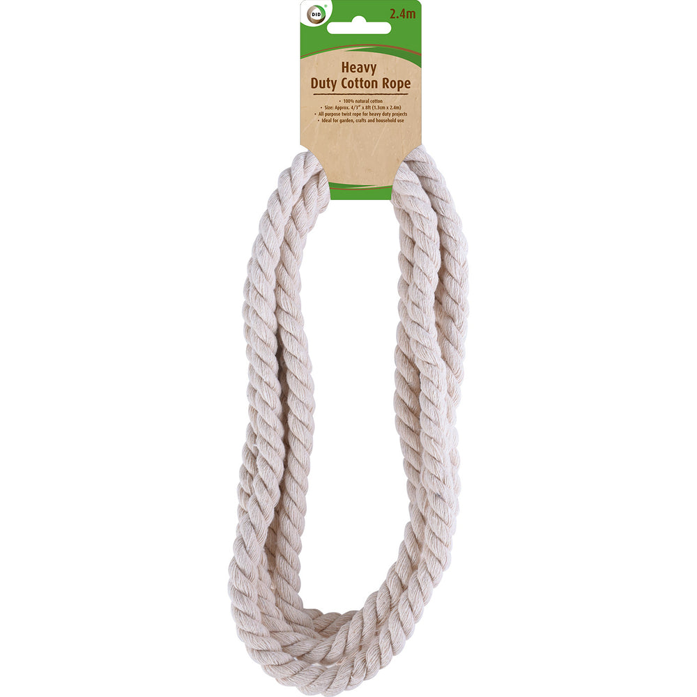 2.4m Heavy Duty Cotton Rope