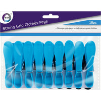 18pc Strong Grip Clothes Pegs