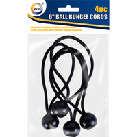 4pc 6" Ball Bungee Cords