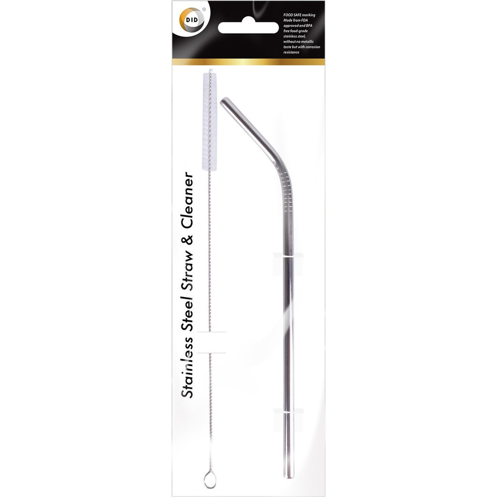 Reusable Stainless Steel Straw & Cleaner