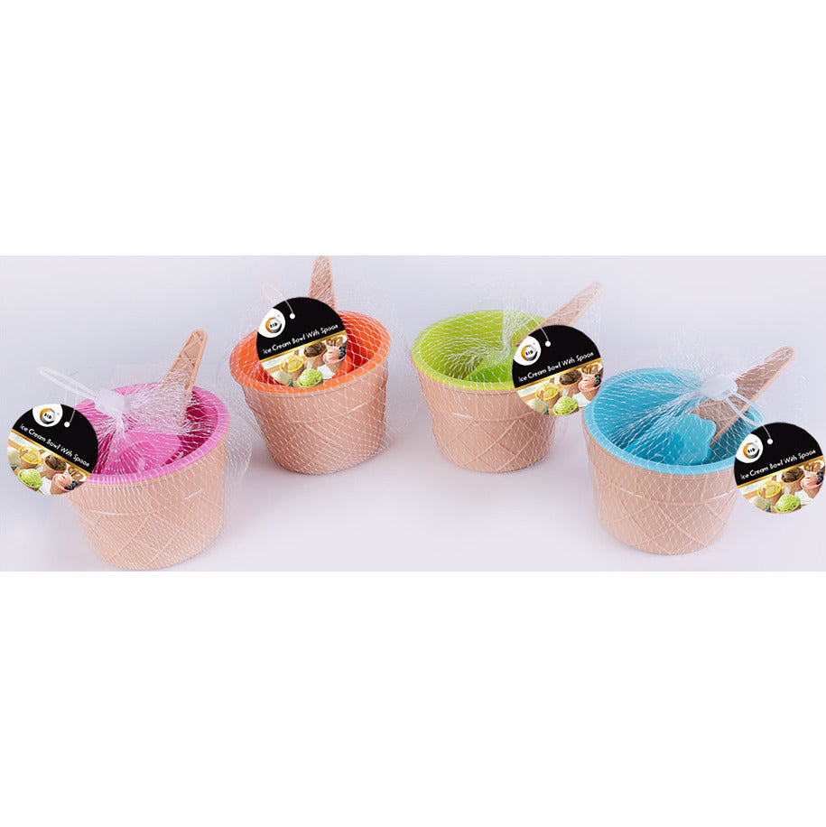 Novelty Icecream Bowl with Spoon