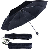 3 Fold Ladies Umbrella with Cover - Black Handle