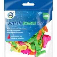 100pc Water Balloons Kit