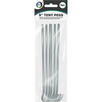 6pc 9" Tent Pegs