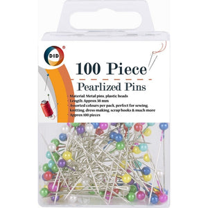 100pc Pearlized Pins