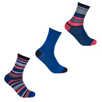 Ladies Stripe Design Bamboo Socks (3 Pair)
