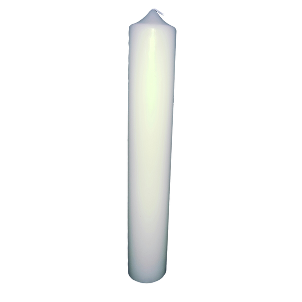 Buy Wholesale 80 x 600mm Pillar Church Candles (Ivory) Bulk Supplier UK