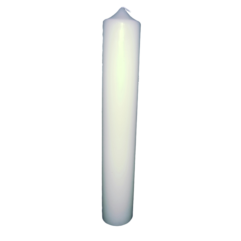 Buy Wholesale 80 x 600mm Pillar Church Candles (Ivory) Bulk Supplier UK