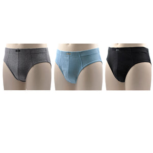 Mens Briefs with Ribbed Side (3 Pack)