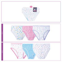 Girls Briefs in Polybag (5 Pack)