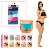 Ladies Brazilian Briefs in Polybag (5 Pack)