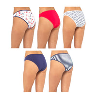 Ladies Hi Leg Briefs (5 Pack)
