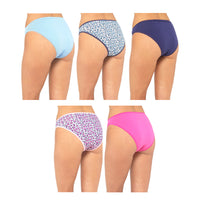 Ladies Hi Leg Briefs (5 Pack)
