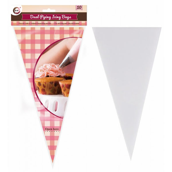 Buy wholesale 10pc dual piping icing bags Supplier UK