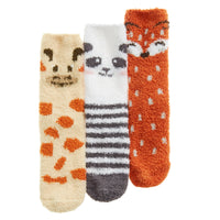 Ladies Cosy Animal Face Design Thermal Socks
