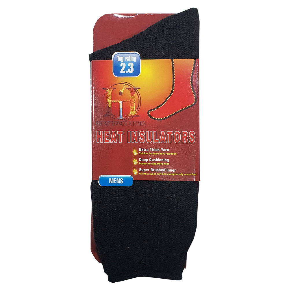 Mens 2.3 Tog Heat Insulator Thick Thermal Socks