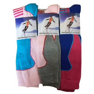 Ladies Thermal Knee High Ski Socks (1 Pair)
