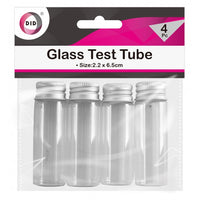 4pc Glass Test Tube