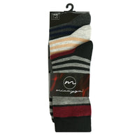 Mens Mix Stripe Design Everyday Socks (3 Pair)
