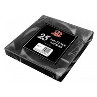 Buy wholesale 25pc 33cm x 33cm 2ply black napkins Supplier UK