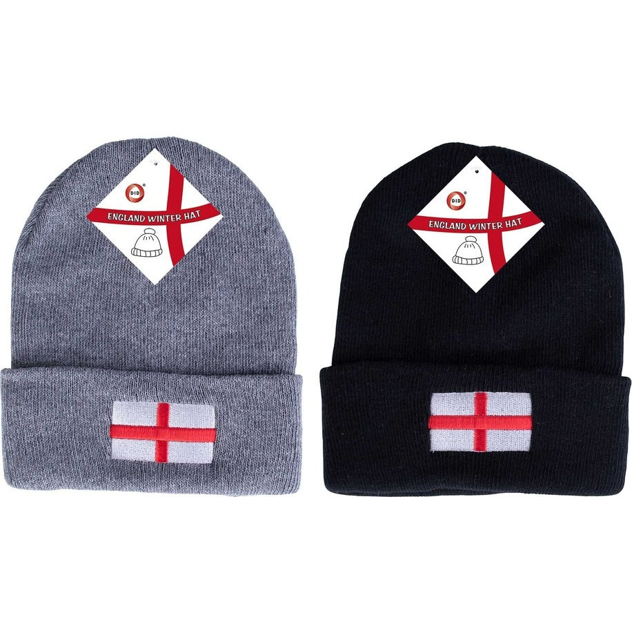 England Winter hat Colour: Grey And Black Size: One Size