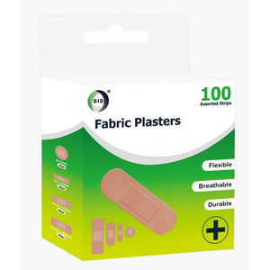 Buy wholesale 100pc assorted fabric plasters Supplier UK