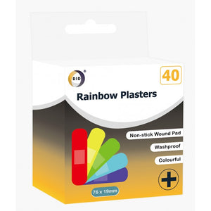 Buy wholesale 40pc rainbow plasters Supplier UK