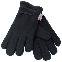 Ladies Black Thinsulate Polar Fleece Gloves 1pp