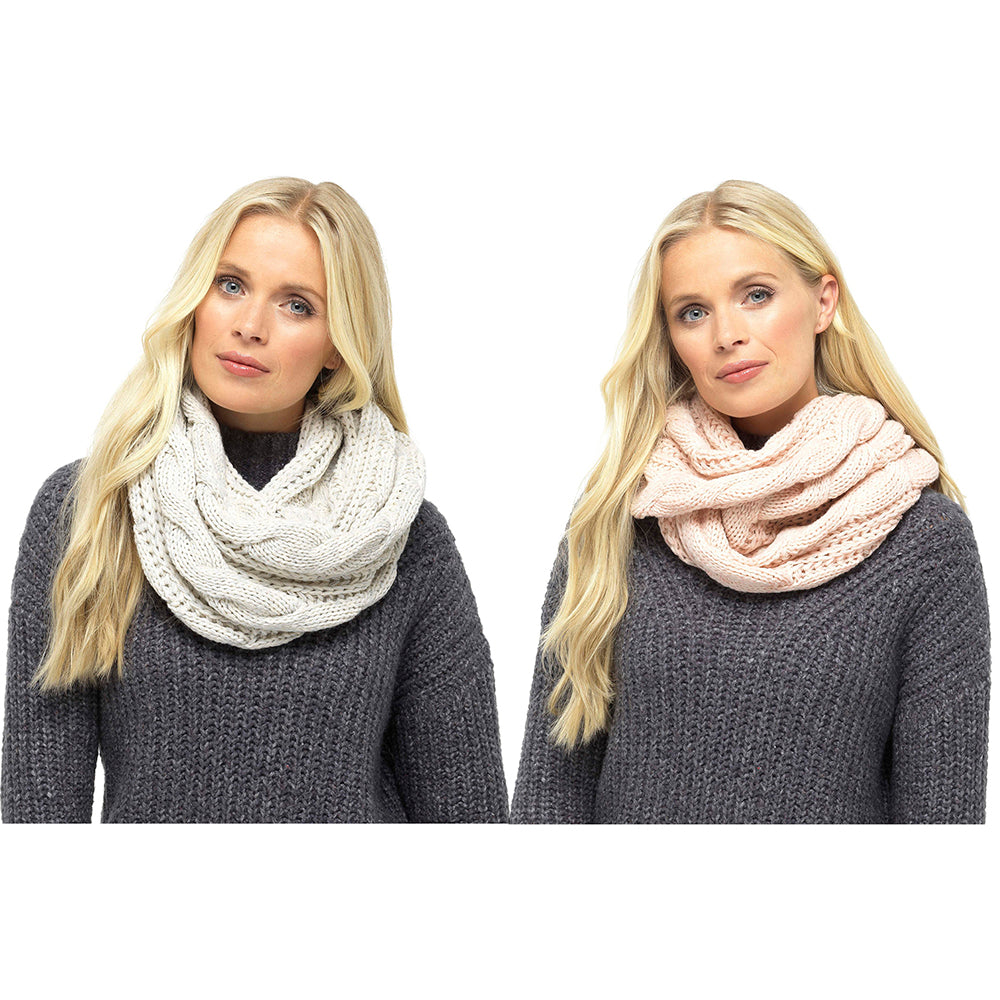 Ladies Chunky Cable Snood