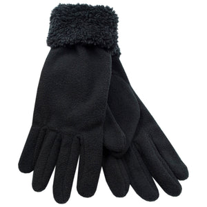 Ladies Fur Cuff Gloves