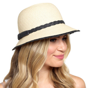 Ladies Summer Hat with Trim