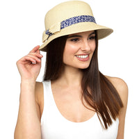 Ladies Bucket Hat with Bow Detail