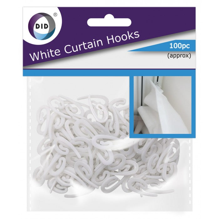 Buy wholesale 100pc white curtain hooks Supplier UK