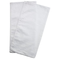 Mens Plain White Handkerchiefs Hankies (10 Pack)
