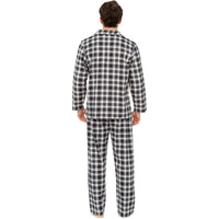 Mens Traditional Check Flannel Pyjama Set
