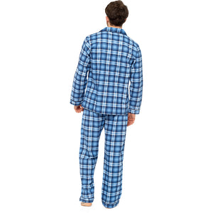 Mens Traditional Check Flannel Pyjama Set
