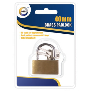 Buy wholesale 40mm brass padlock Supplier UK