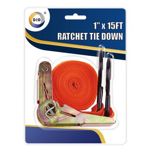 Buy wholesale 1" x 15ft ratchet tie down Supplier UK