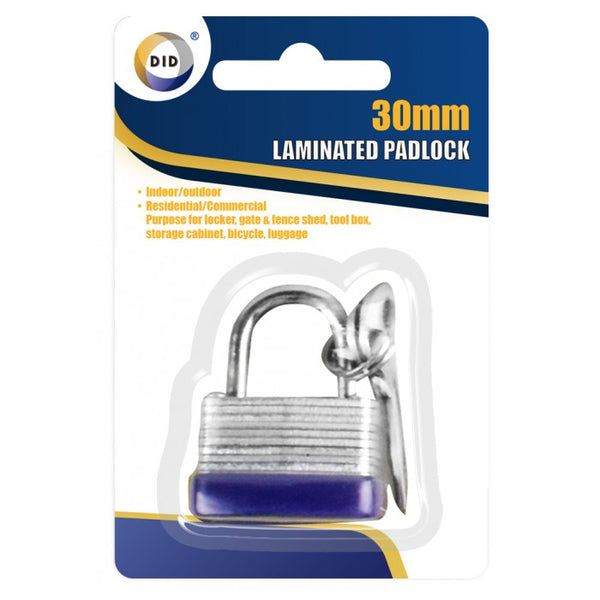 Buy wholesale 30mm laminated padlock Supplier UK